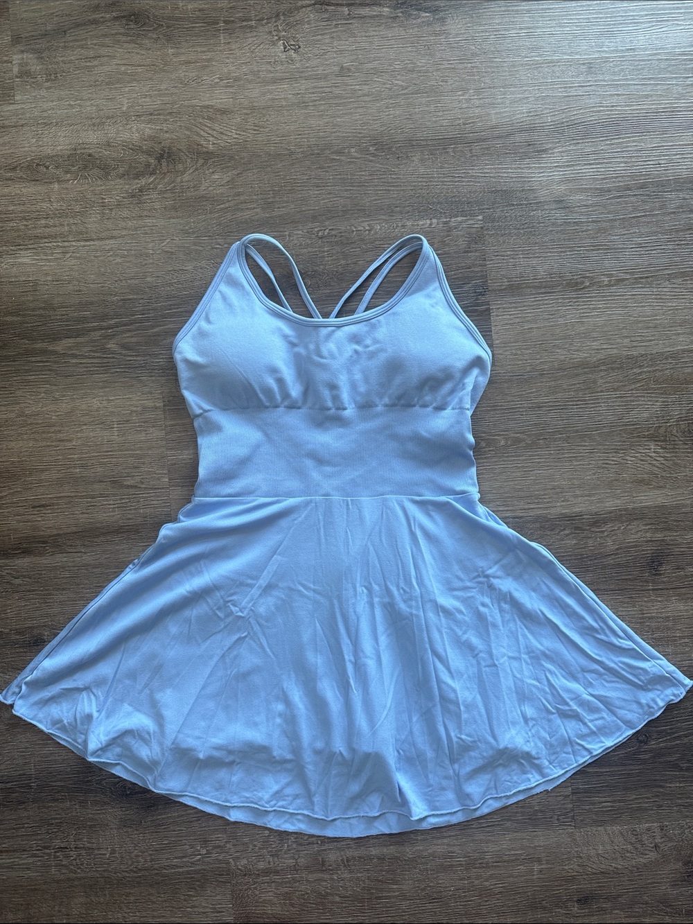Light Blue Strappy Athletic Tennis Dress